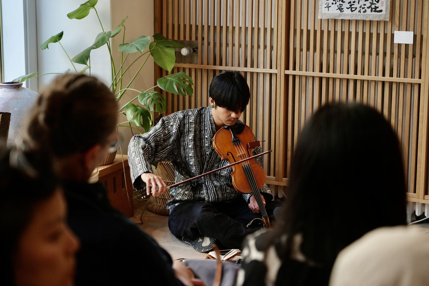 First Path opening performance, MUYŌ Tea House, Helsinki